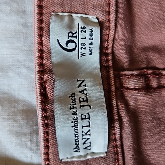 Abercrombie & Fitch ankle jean crop size 6 28 - Picture 15 of 16